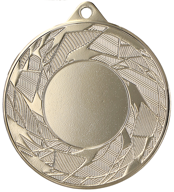 Medal stalowy srebrny MMC42050/S – Ø 50 mm