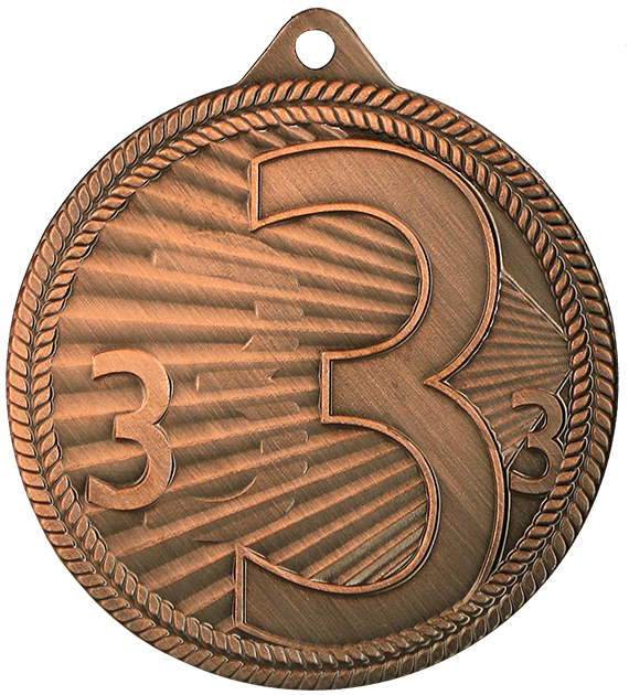 Medal stalowy brązowe MMC44050/B – Ø 50 mm