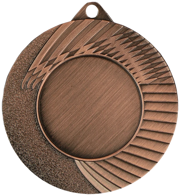 Medal stalowy brązowy z miejscem na emblemat 25 mm MMC4502/B – Ø 45 mm