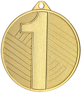 Medal stalowy złoty MMC4503/G – Ø 45 mm