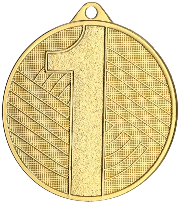Medal stalowy złoty MMC4503/G – Ø 45 mm
