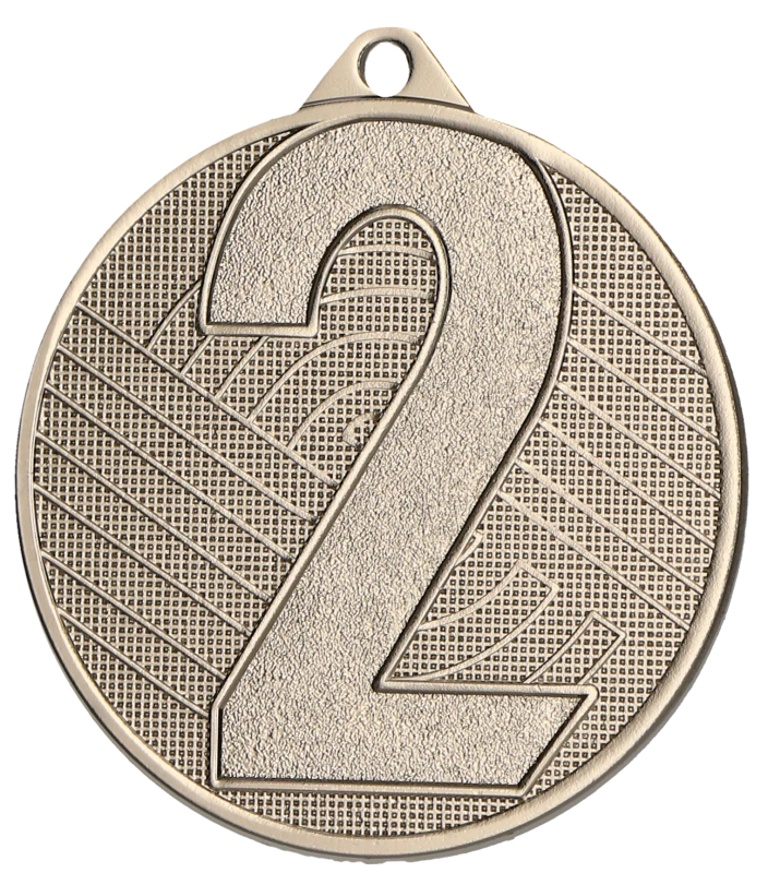 Medal stalowy srebrny MMC4503/S – Ø 45 mm