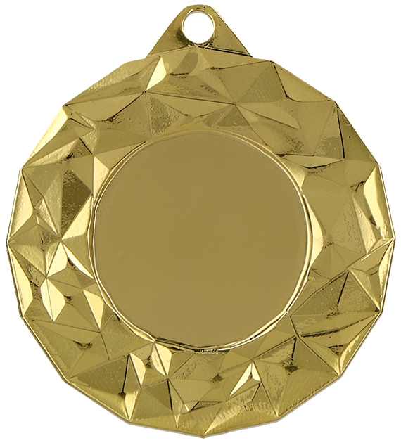 Medal stalowy złoty MMC4512/G – Ø 45 mm
