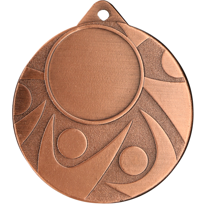 Medal stalowy brązowy z miejscem na emblemat 25 mm MMC5850/B – Ø 50 mm