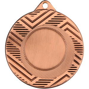 Medal stalowy brązowy z miejscem na emblemat 25 mm MMC5950/B – Ø 50 mm