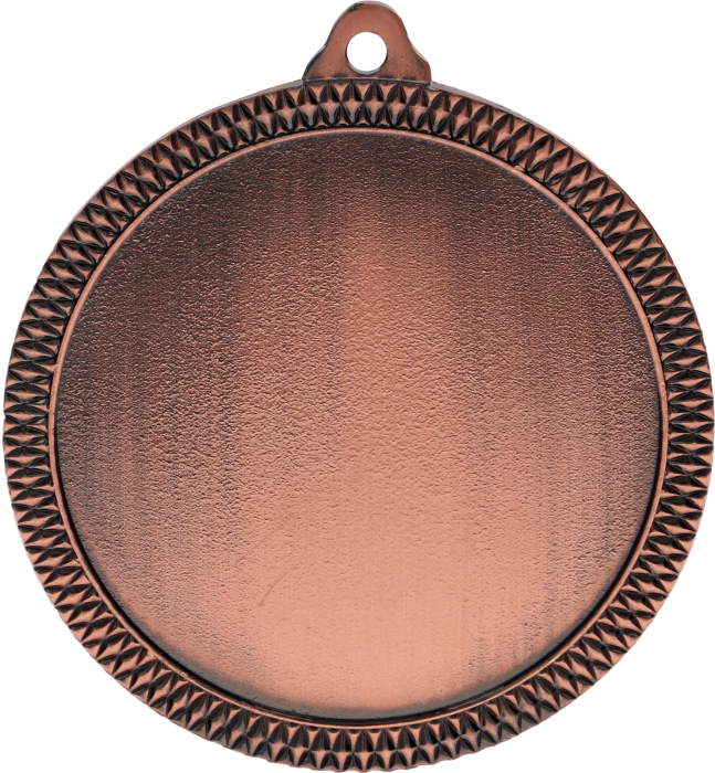 Medal stalowy brązowy z miejscem na emblemat 50 mm MMC6060/B – Ø 60 mm