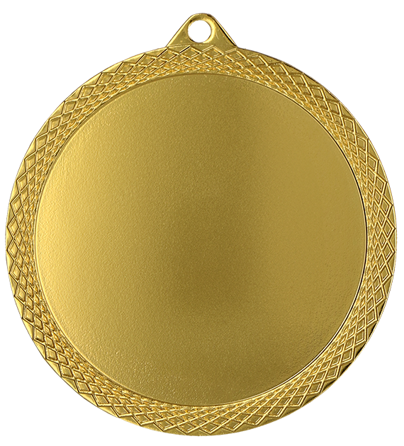 Medal stalowy złoty MMC6062/G – Ø 60 mm