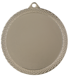 Medal stalowy srebrny MMC6062/S – Ø 60 mm
