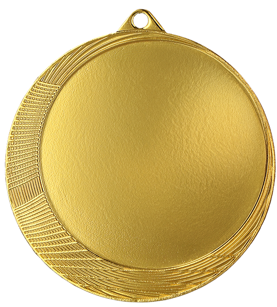Medal stalowy złoty MMC6063/G – Ø 60 mm