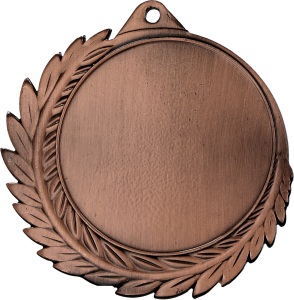 Medal stalowy brązowy z miejscem na emblemat 50 mm MMC7010/B – Ø 70 mm