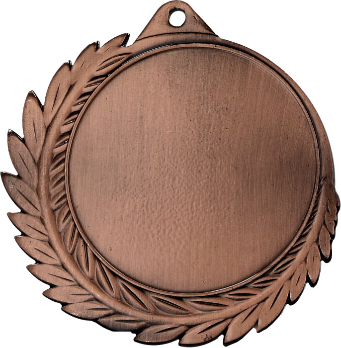 Medal stalowy brązowy z miejscem na emblemat 50 mm MMC7010/B – Ø 70 mm