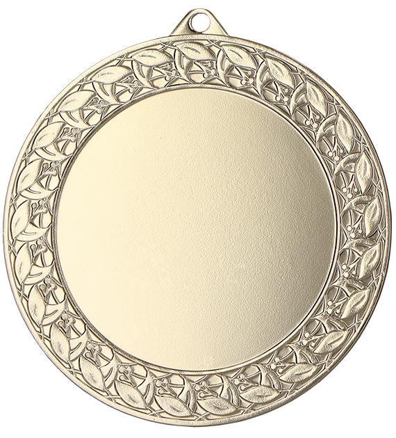 Medal stalowy srebrny MMC7074/S – Ø 70 mm