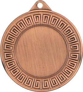 Medal stalowy brązowy z miejscem na emblemat 25 mm MMC7140/B – Ø 40 mm