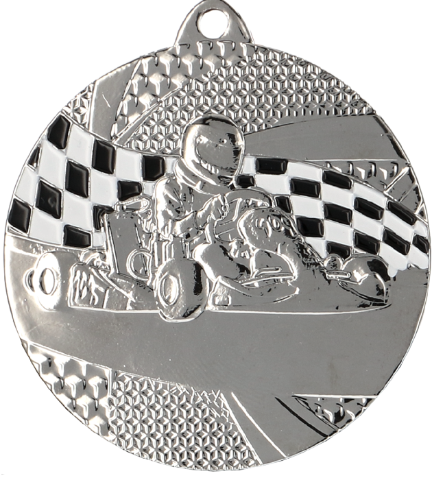 Medal stalowy srebrny MMC8350/S – motoryzacja, Ø 50 mm