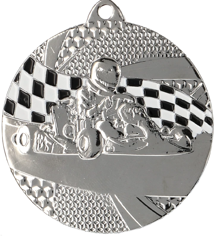 Medal stalowy srebrny MMC8350/S – motoryzacja, Ø 50 mm