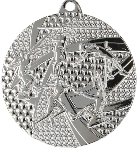 Medal stalowy srebrny MMC8450/S – lekkoatletyka, Ø 50 mm