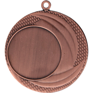 Medal stalowy brązowy z miejscem na emblemat 25 mm MMC9040/B – Ø 40 mm