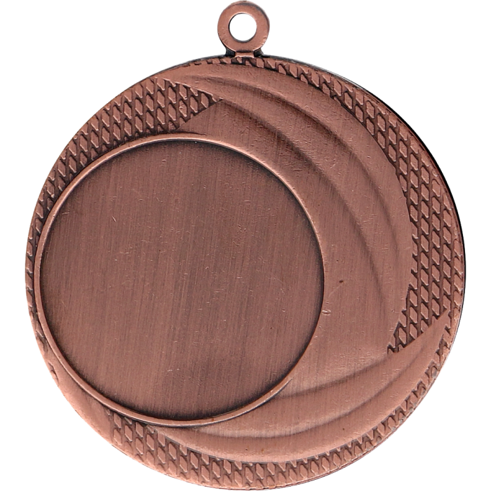 Medal stalowy brązowy z miejscem na emblemat 25 mm MMC9040/B – Ø 40 mm