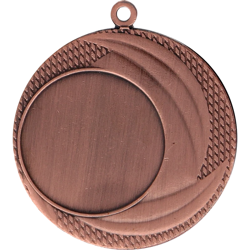 Medal stalowy brązowy z miejscem na emblemat 25 mm MMC9040/B – Ø 40 mm
