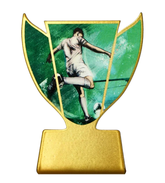 Statuetka metalowa Slimline SL-SOC2 – piłka nożna, najlepszy strzelec, 10 cm