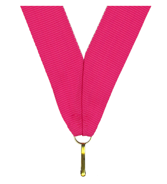 Wstążka do medalu 22 mm V2-PK – różowa