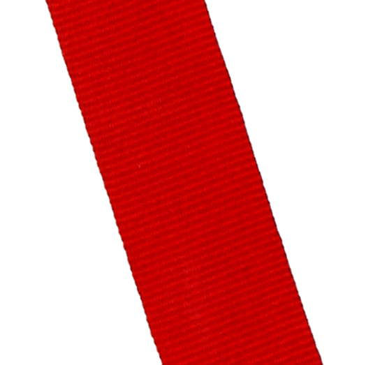 Wstążka do medalu 20 mm bez karabińczyka V3-R – bez karabińczyka, czerwona