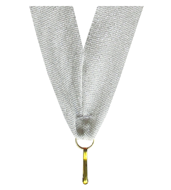 Wstążka do medalu 22 mm V42/S – srebrna