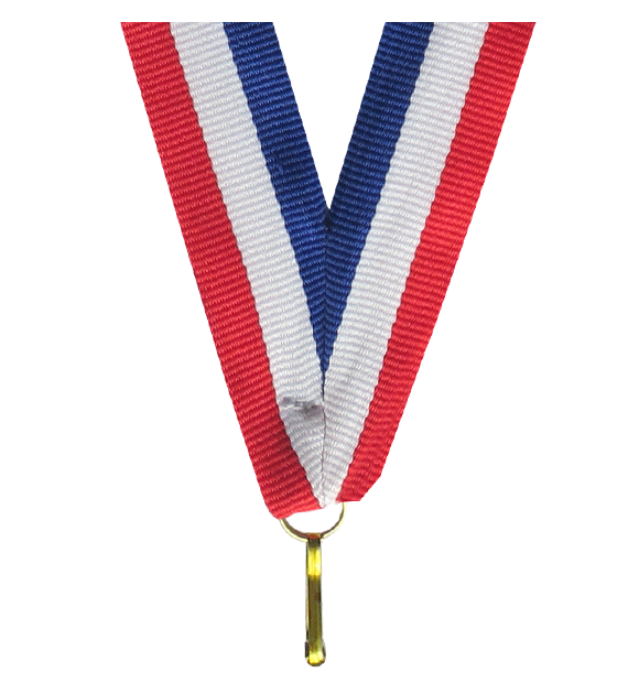 Wstążka do medalu 11 mm V8-BL/W/R – niebiesko-biało-czerwona