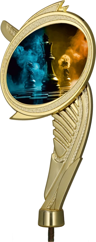 Figurka plastikowa złota WING/CHE – szachy, 20 cm