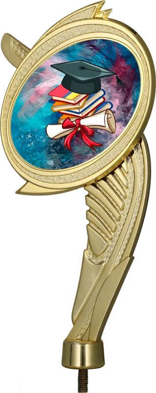 Figurka plastikowa złota WING/EDU – szkoła i edukacja, 20 cm