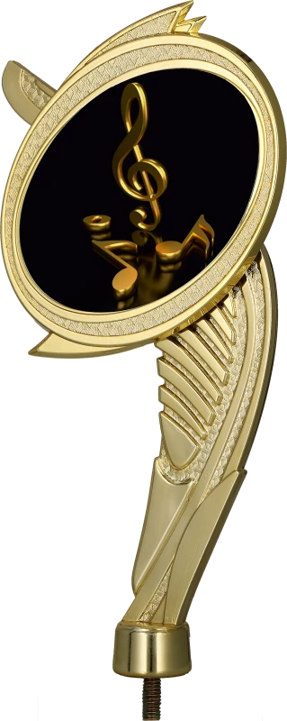 Figurka plastikowa złota WING/MUS – muzyka, 20 cm