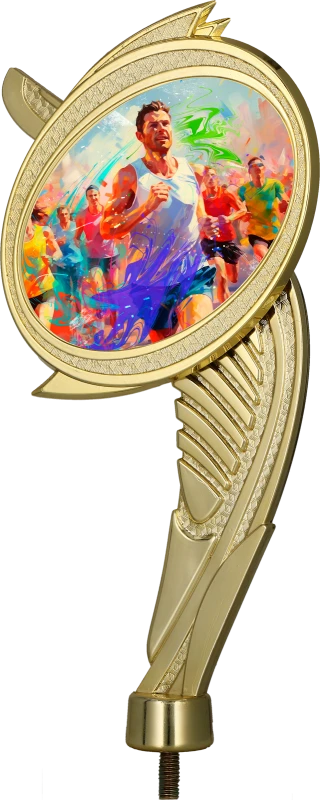 Figurka plastikowa złota WING/RUN – biegi, 20 cm