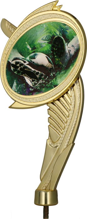 Figurka plastikowa złota WING/SOC1 – piłka nożna, 20 cm