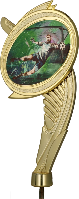 Figurka plastikowa złota WING/SOC3 – piłka nożna, 20 cm