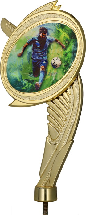 Figurka plastikowa złota WING/SOC4 – piłka nożna, 20 cm