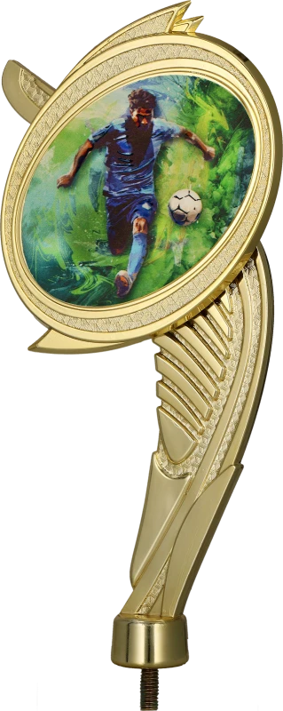 Figurka plastikowa złota WING/SOC4 – piłka nożna, 20 cm
