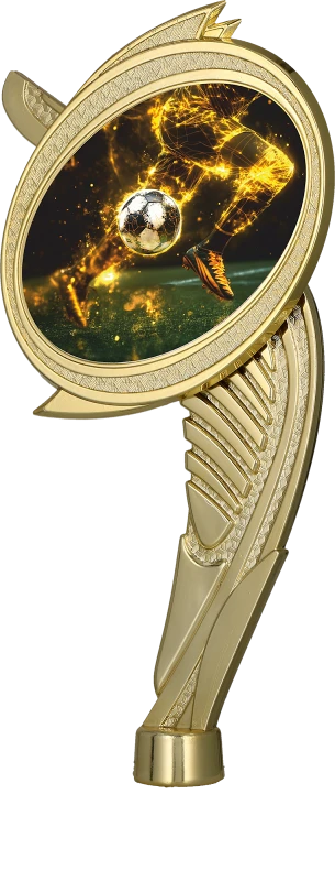 Figurka plastikowa złota WING/SOC7 – piłka nożna, 20 cm