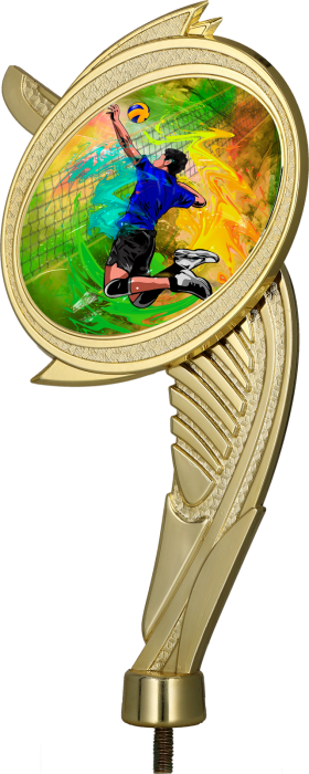 Figurka plastikowa złota WING/VOL – siatkówka, 20 cm