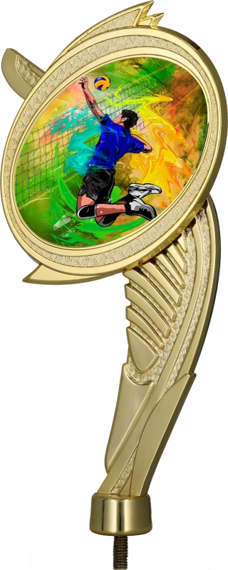 Figurka plastikowa złota WING/VOL – siatkówka, 20 cm
