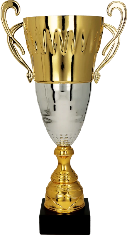 Puchar metalowy srebrny srebrny 2078 – 3 rozmiary (41,5–54,5 cm)
