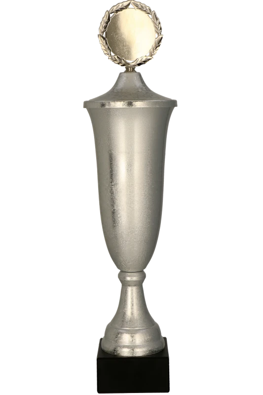 Puchar metalowy srebrny 2095 – 4 rozmiary (36–49,5 cm)