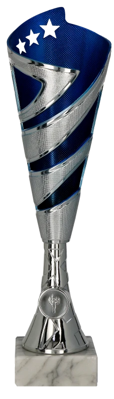 Puchar plastikowy niebieski 8383 – 3 rozmiary (32,5–38 cm)