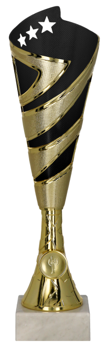 Puchar plastikowy czarny 8384 – 3 rozmiary (32,5–38 cm)