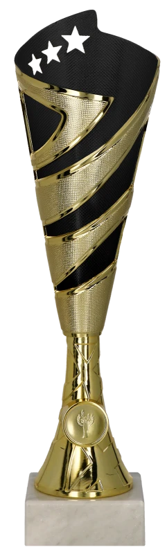 Puchar plastikowy czarny 8384 – 3 rozmiary (32,5–38 cm)