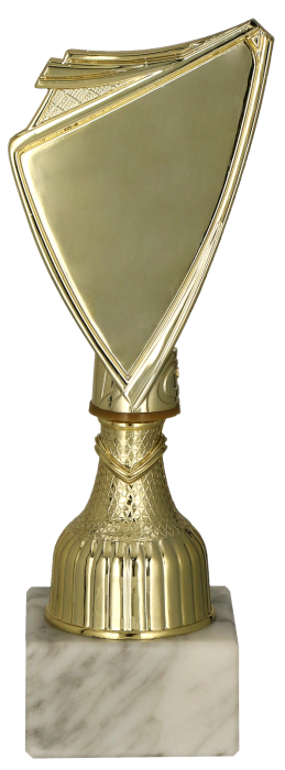 Puchar plastikowy złoty 9297 – 3 rozmiary (7,5–10 cm)