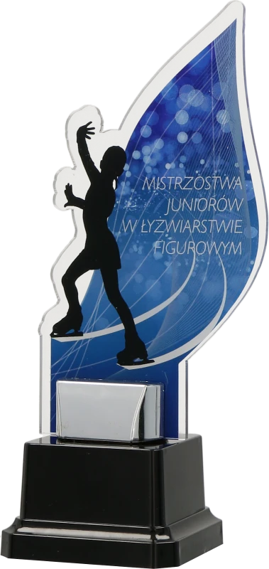 Trofeum z plexi na zamówienie CPX/CUS – indywidualne, 8 rozmiarów (18–30 cm)