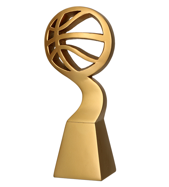 Figurka odlewana złota RP5011-23/G – koszykówka, 23 cm