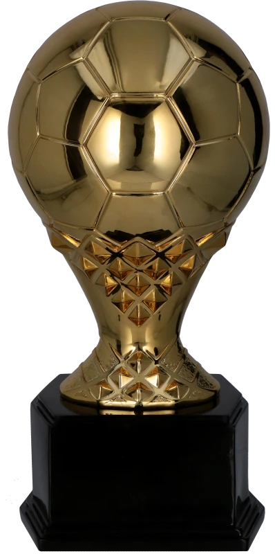 Figurka odlewana złota RP2020/G – piłka nożna, najlepszy zawodnik, 24 cm