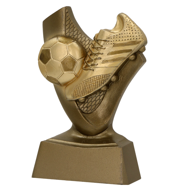 Figurka odlewana RP4010 – piłka nożna, 10 cm