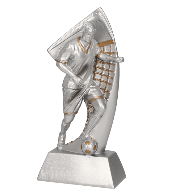 Figurka odlewana RP2007 – piłka nożna, 17,5 cm